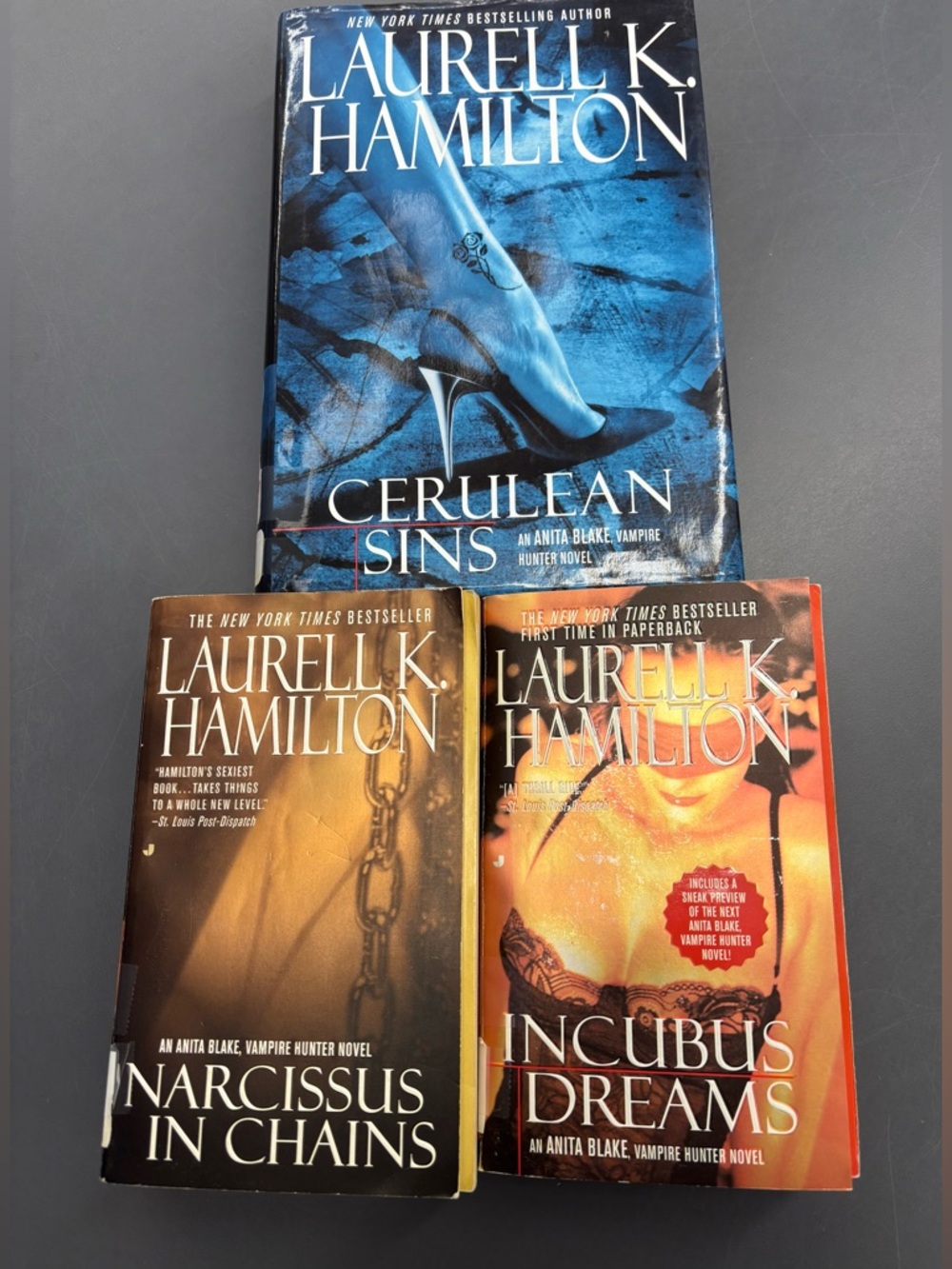 (3 for $20) Anita Blake Vampire Hunter Bundle | Laurell K. Hamilton | 3 Books